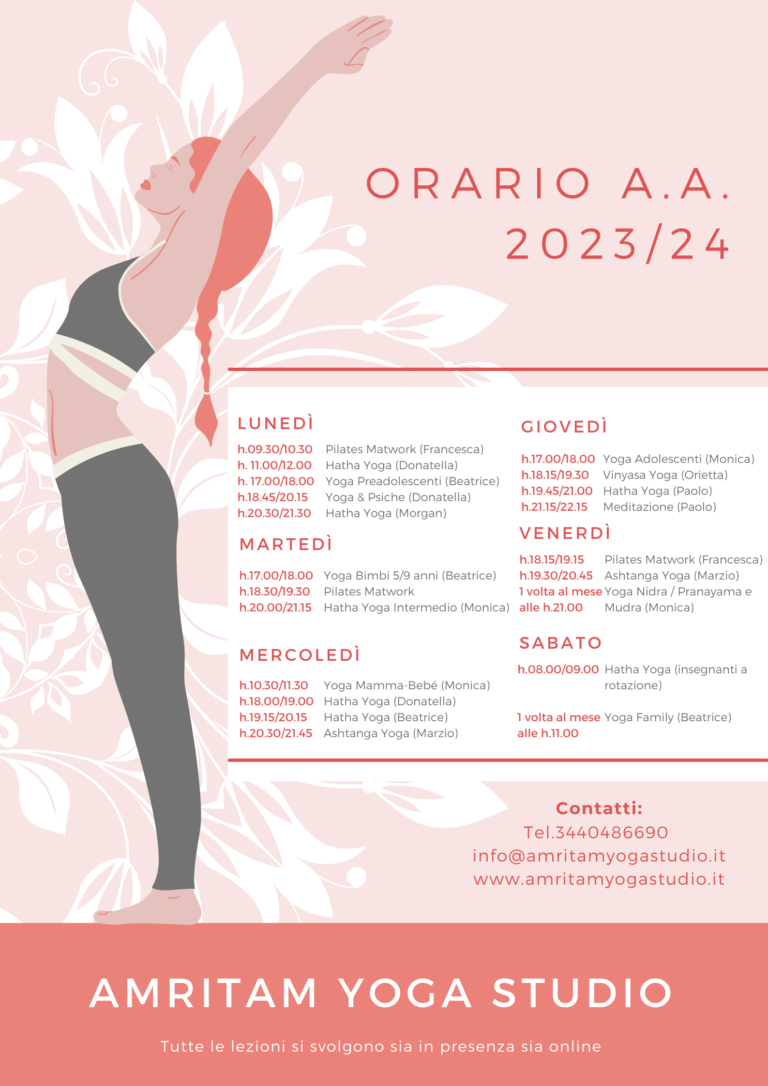 Orario Amritam Yoga Monza