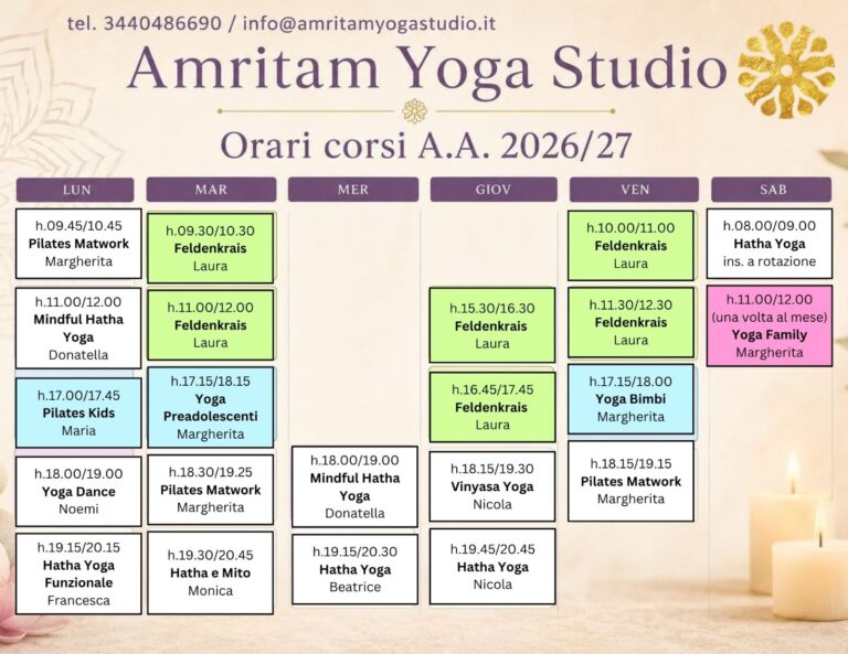 Orari Amritam 2026/2027